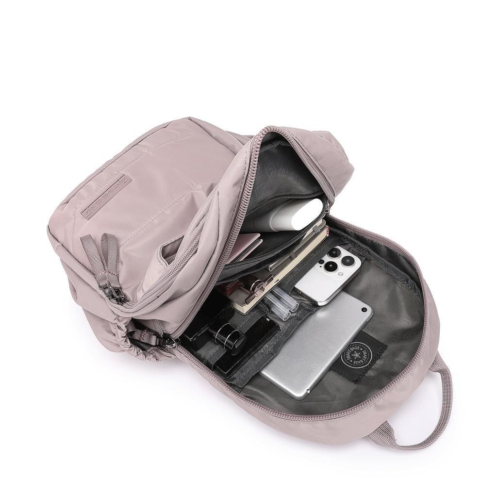 Smart Bags Orta Boy Yumuşak Kumaş Uniseks Sırt Çantası 8720 Siyah