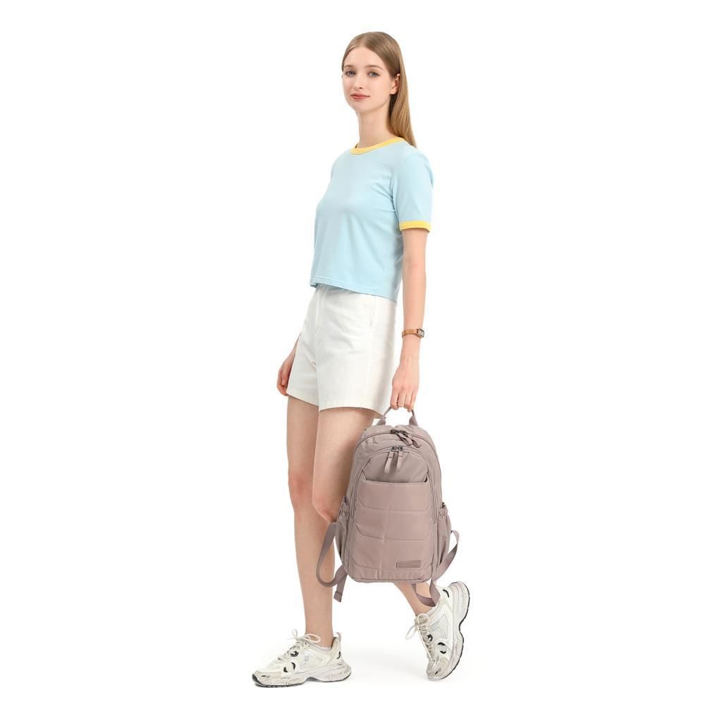 Smart Bags Orta Boy Yumuşak Kumaş Uniseks Sırt Çantası 8720 Siyah