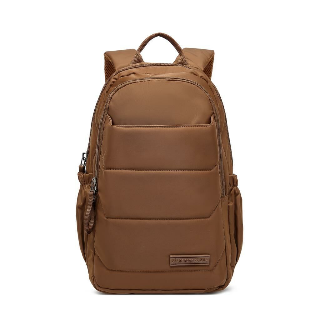 Smart Bags Orta Boy Yumuşak Kumaş Uniseks Sırt Çantası 8720 Camel