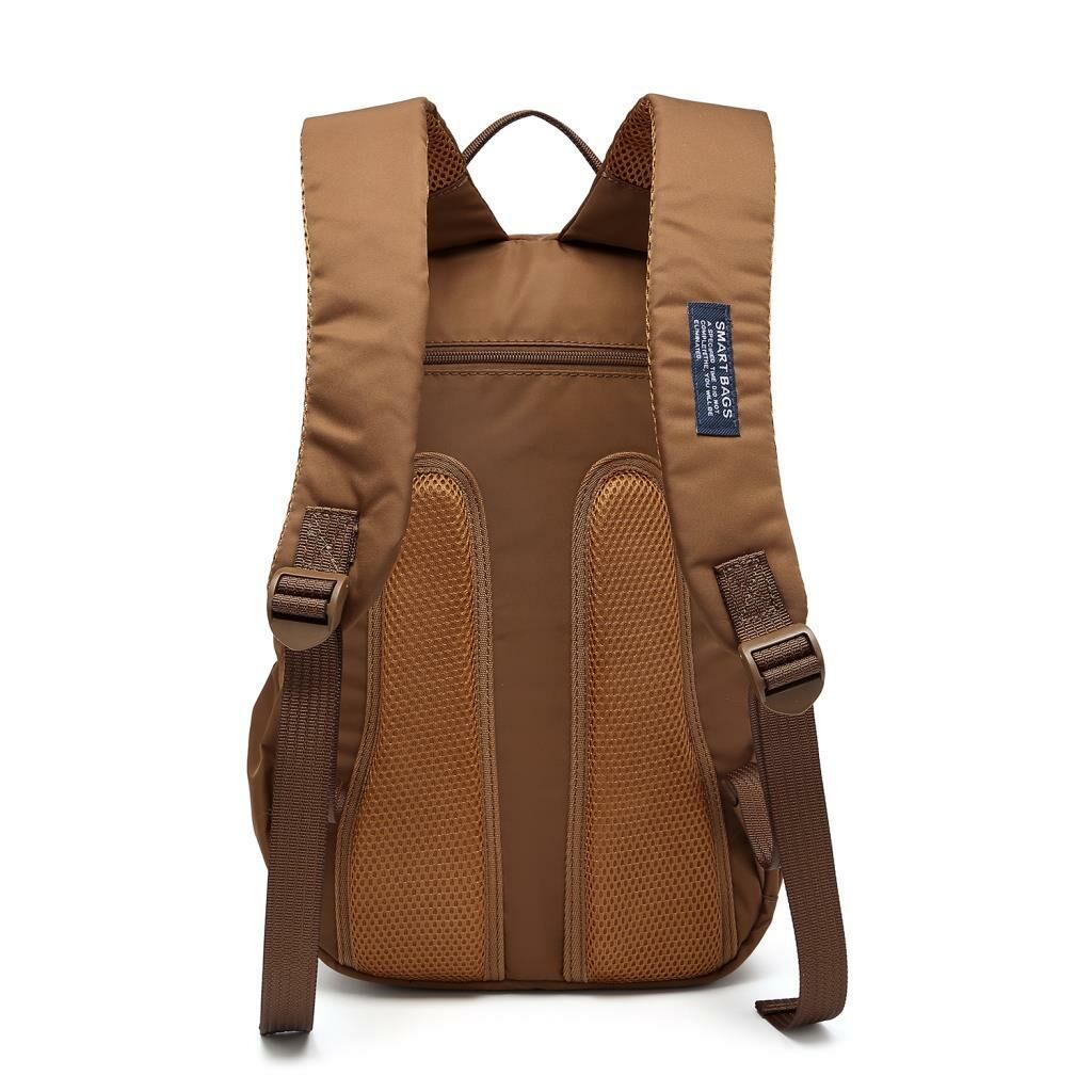 Smart Bags Orta Boy Yumuşak Kumaş Uniseks Sırt Çantası 8720 Camel