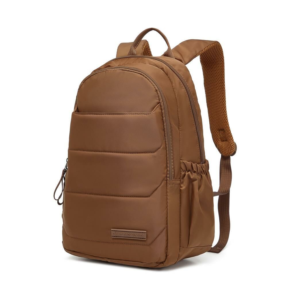 Smart Bags Orta Boy Yumuşak Kumaş Uniseks Sırt Çantası 8720 Camel