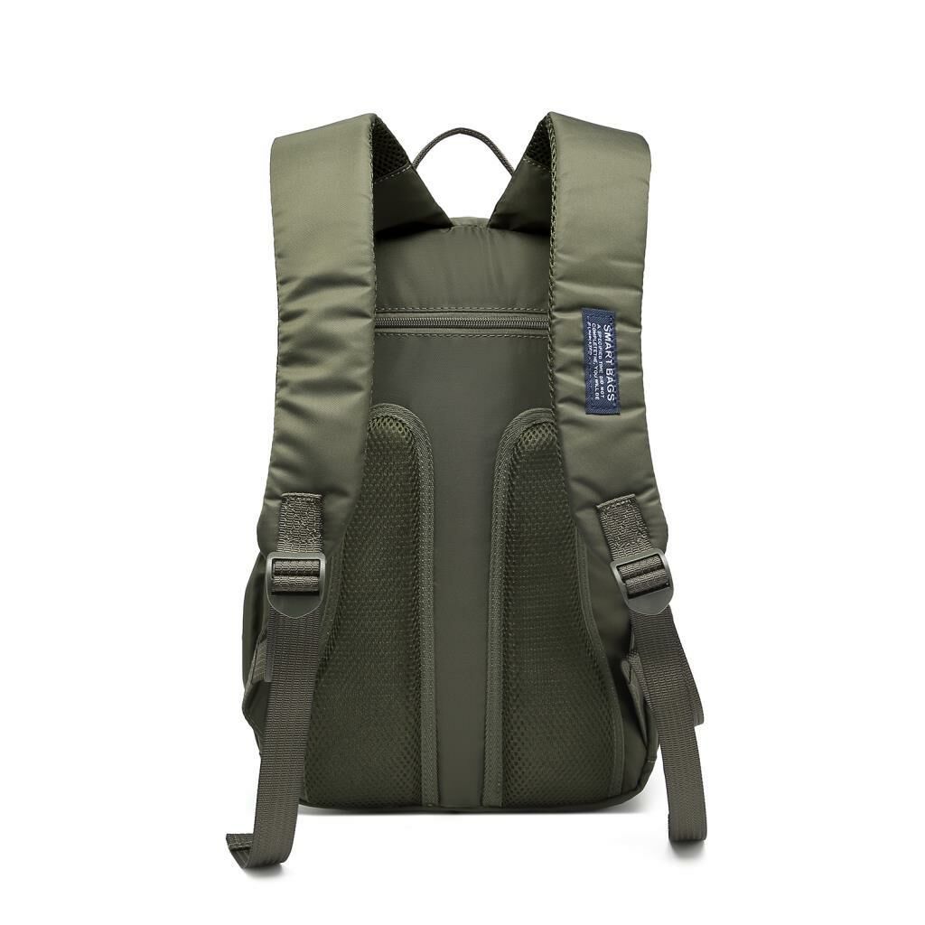 Smart Bags Orta Boy Yumuşak Kumaş Uniseks Sırt Çantası 8720 K.Yeşil