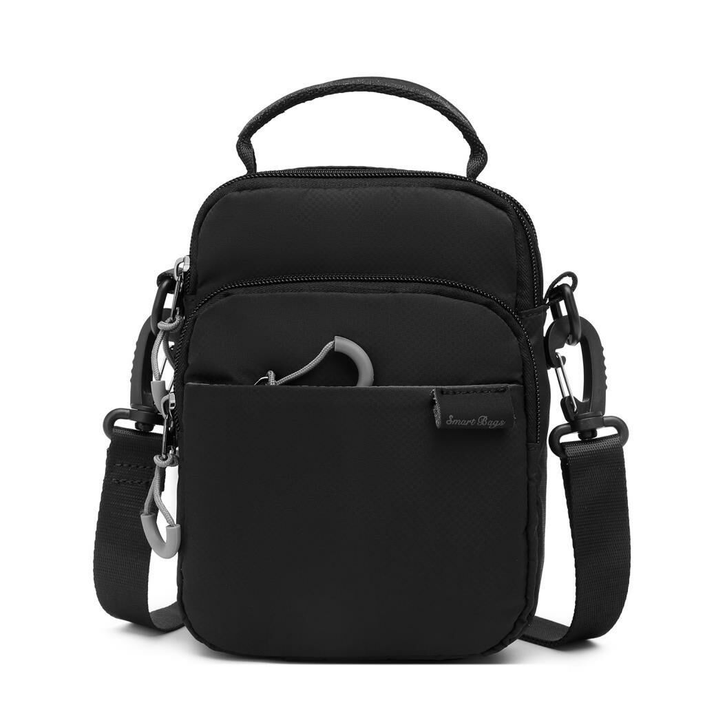 Smart Bags Mini Boy Ekstra Hafif Uniseks Postacı Çantası 3152 Siyah