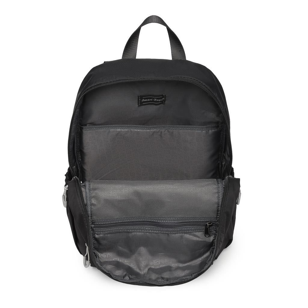 Smart Bags Büyük Boy Ekstra Hafif Uniseks Sırt Çantası 3212 Siyah