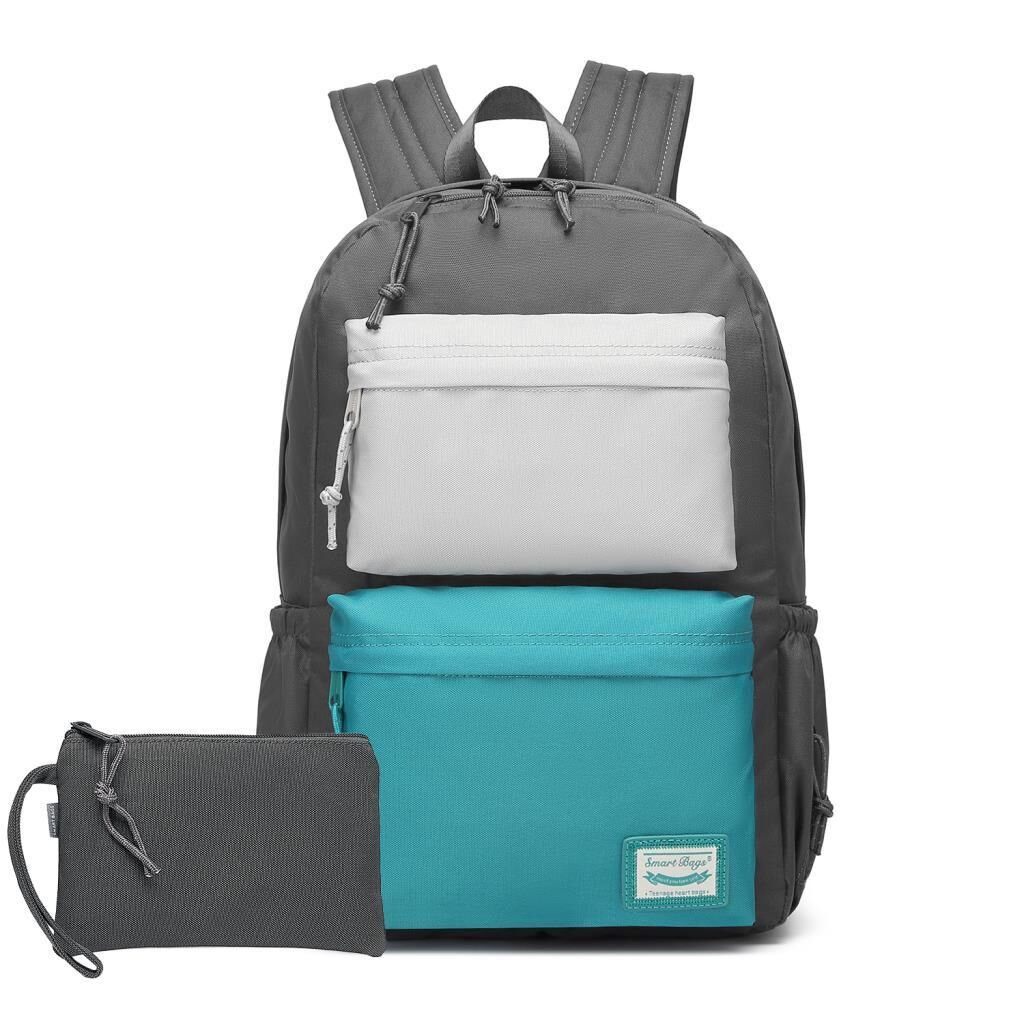 Smart Bags Sırt Çantası Okul Boyu Kalem Kutusu Hediyeli 3155 Koyu Gri