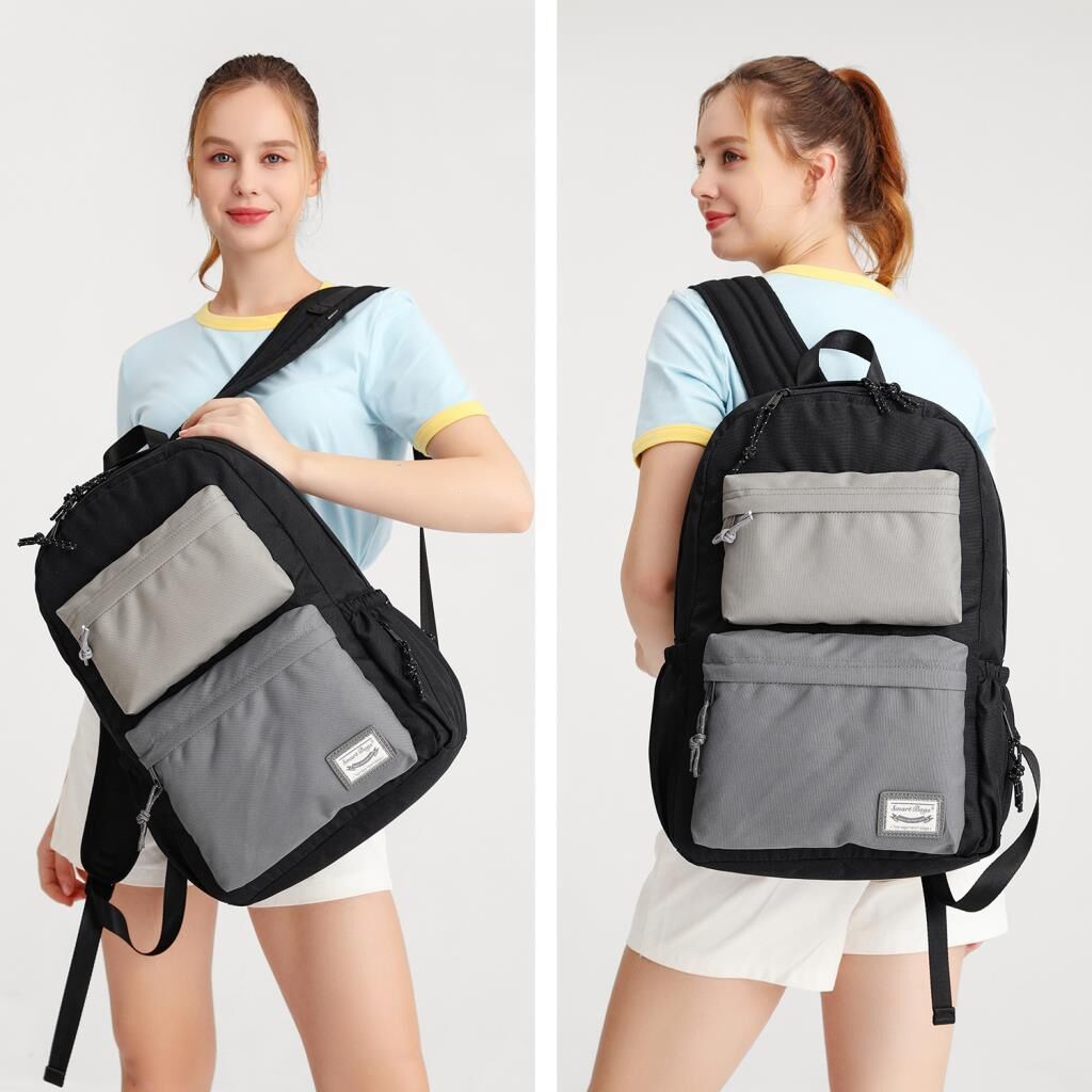 Smart Bags Sırt Çantası Okul Boyu Kalem Kutusu Hediyeli 3155 Koyu Gri