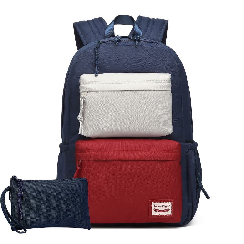 Smart Bags Sırt Çantası Okul Boyu Kalem Kutusu Hediyeli 3155 Lacivert