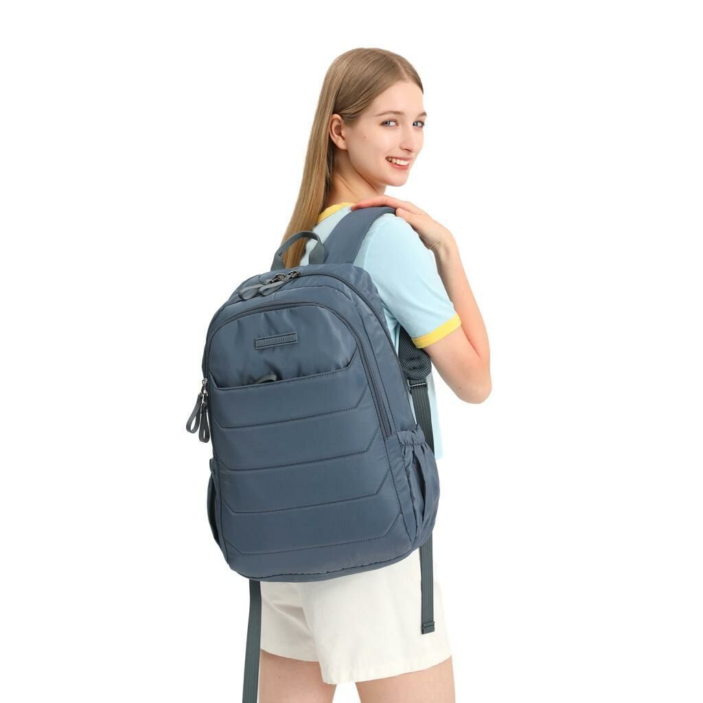 Smart Bags Büyük Boy Yumuşak Kumaş Uniseks Sırt Çantası 8722 Siyah