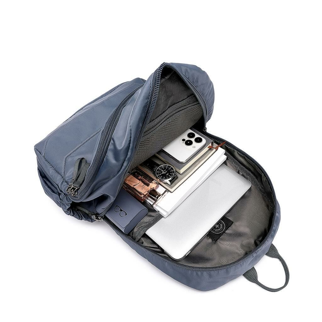 Smart Bags Büyük Boy Yumuşak Kumaş Uniseks Sırt Çantası 8722 Siyah