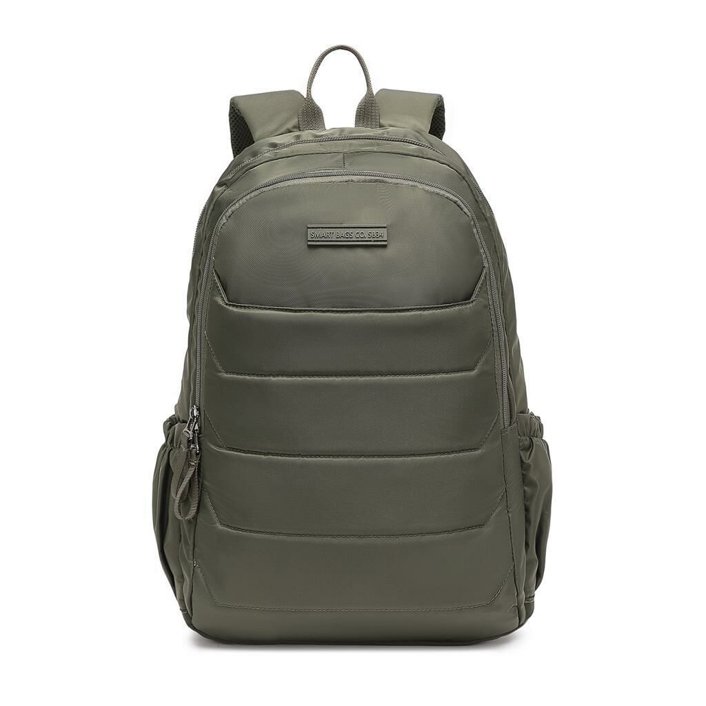 Smart Bags Büyük Boy Yumuşak Kumaş Uniseks Sırt Çantası 8722 K.Yeşil