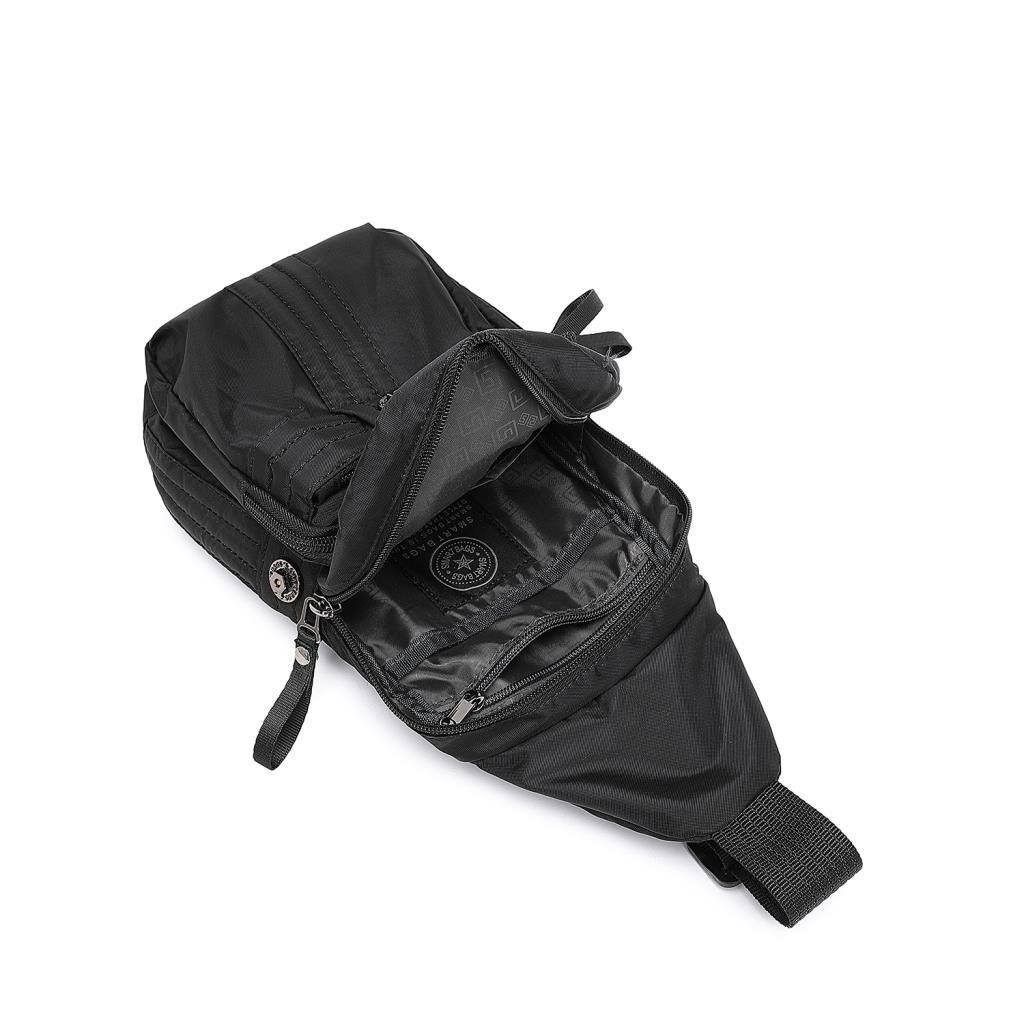 Smart Bags Bodybag Uniseks Omuz Askılı Çapraz Postacı Çanta 8712 Siyah