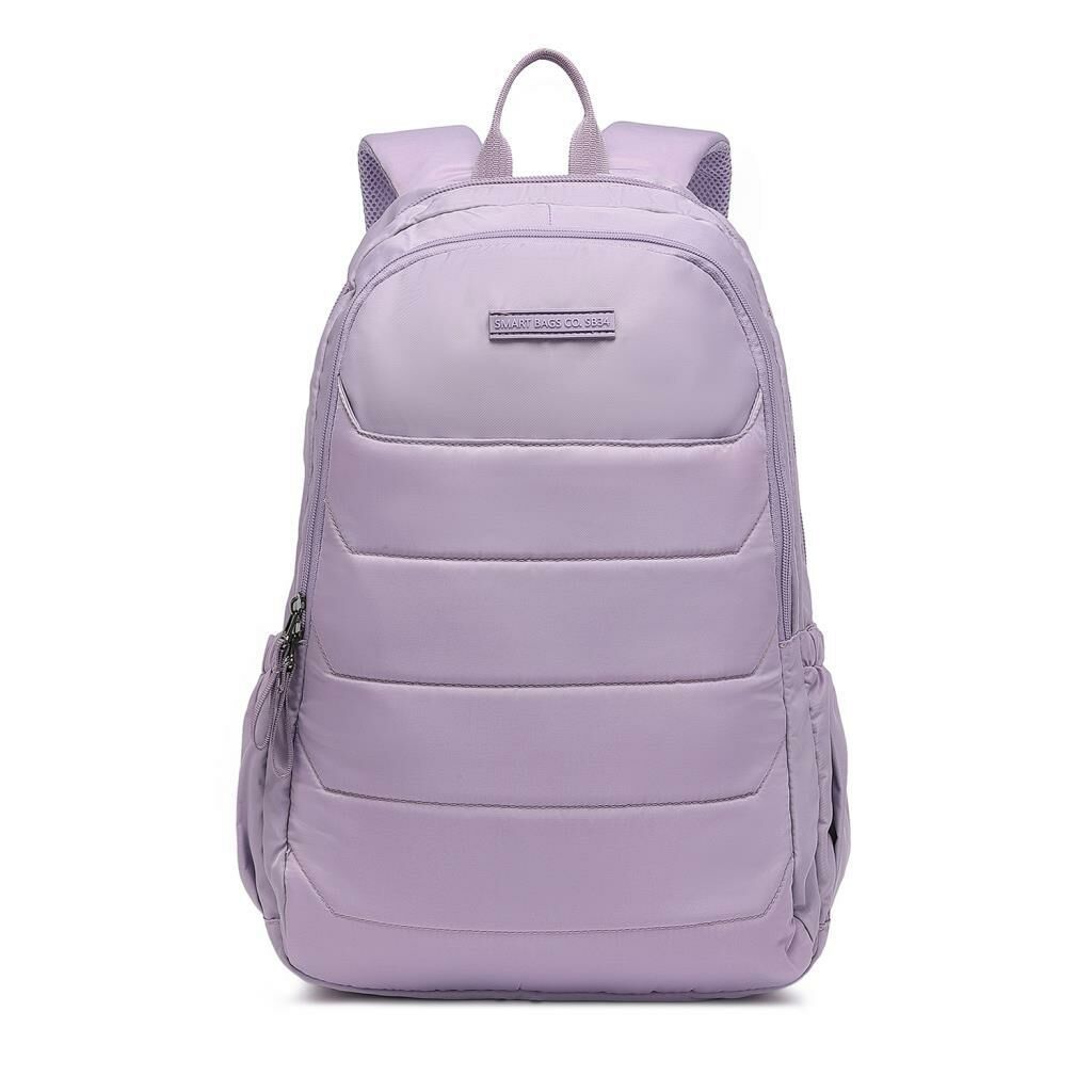 Smart Bags Büyük Boy Yumuşak Kumaş Uniseks Sırt Çantası 8722 Lila