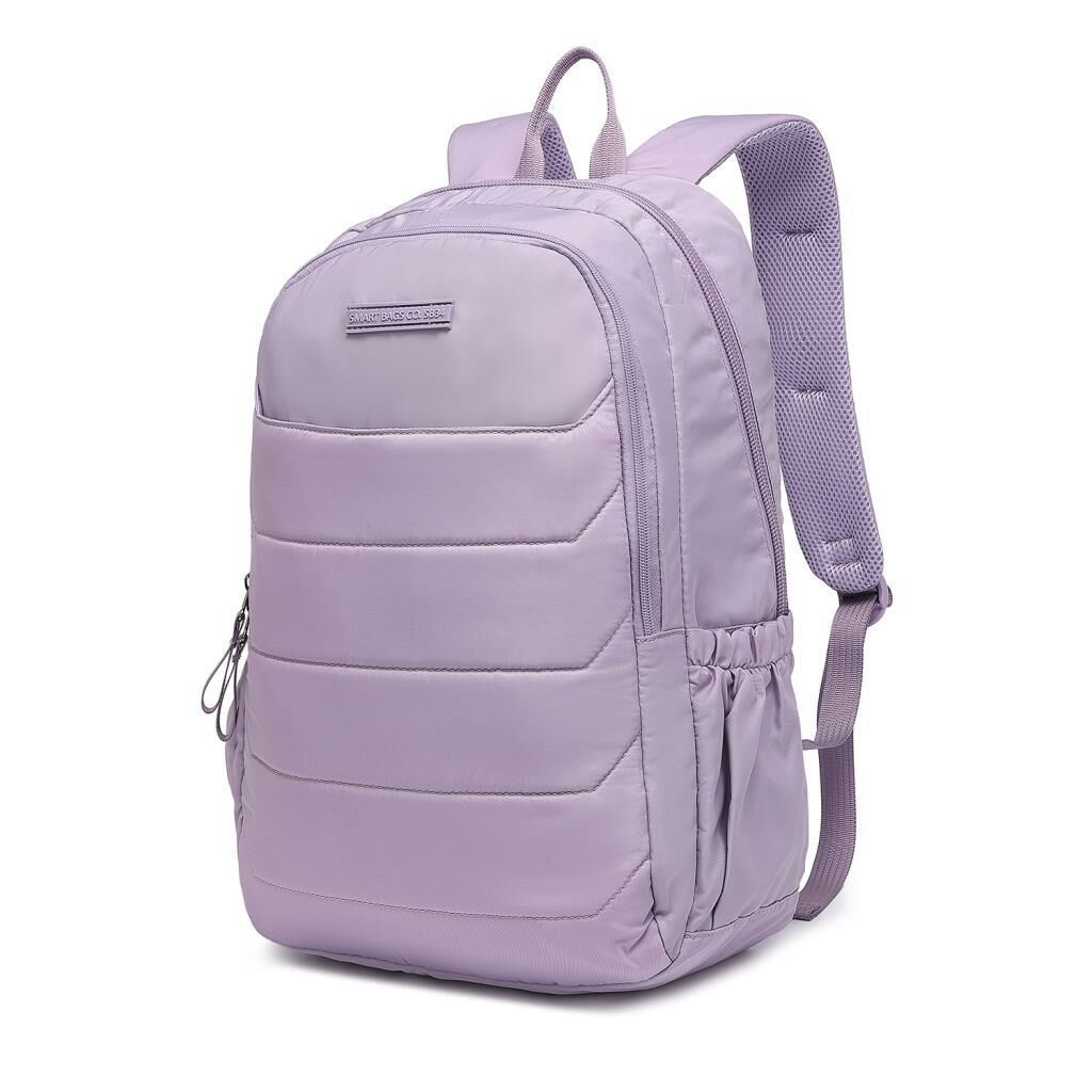 Smart Bags Büyük Boy Yumuşak Kumaş Uniseks Sırt Çantası 8722 Lila