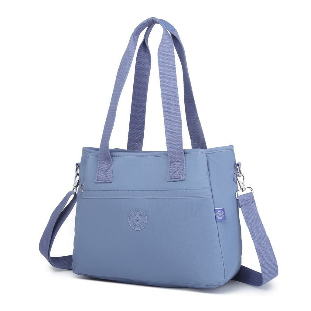 Smart Bags Omuz Askılı Kadın Çantası Krinkıl Kumaş 3110 J.Mavi