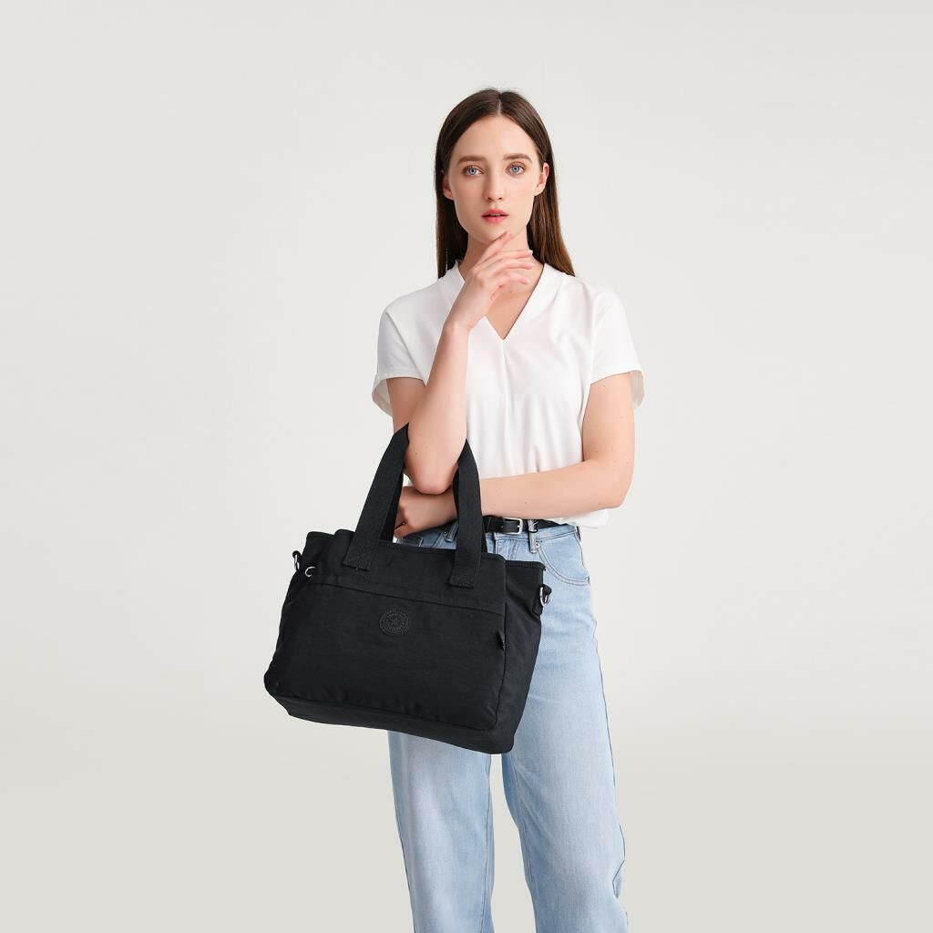 Smart Bags Omuz Askılı Kadın Çantası Krinkıl Kumaş 3110 Lacivert