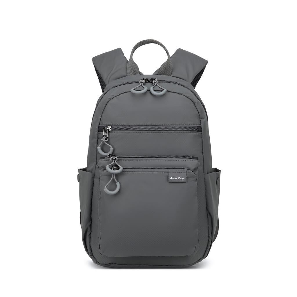 Smart Bags Küçük Boy Ekstra Hafif Uniseks Sırt Çantası 3137 Gri