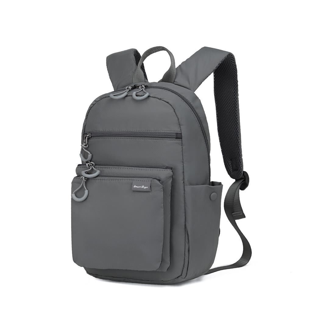 Smart Bags Küçük Boy Ekstra Hafif Uniseks Sırt Çantası 3137 Gri