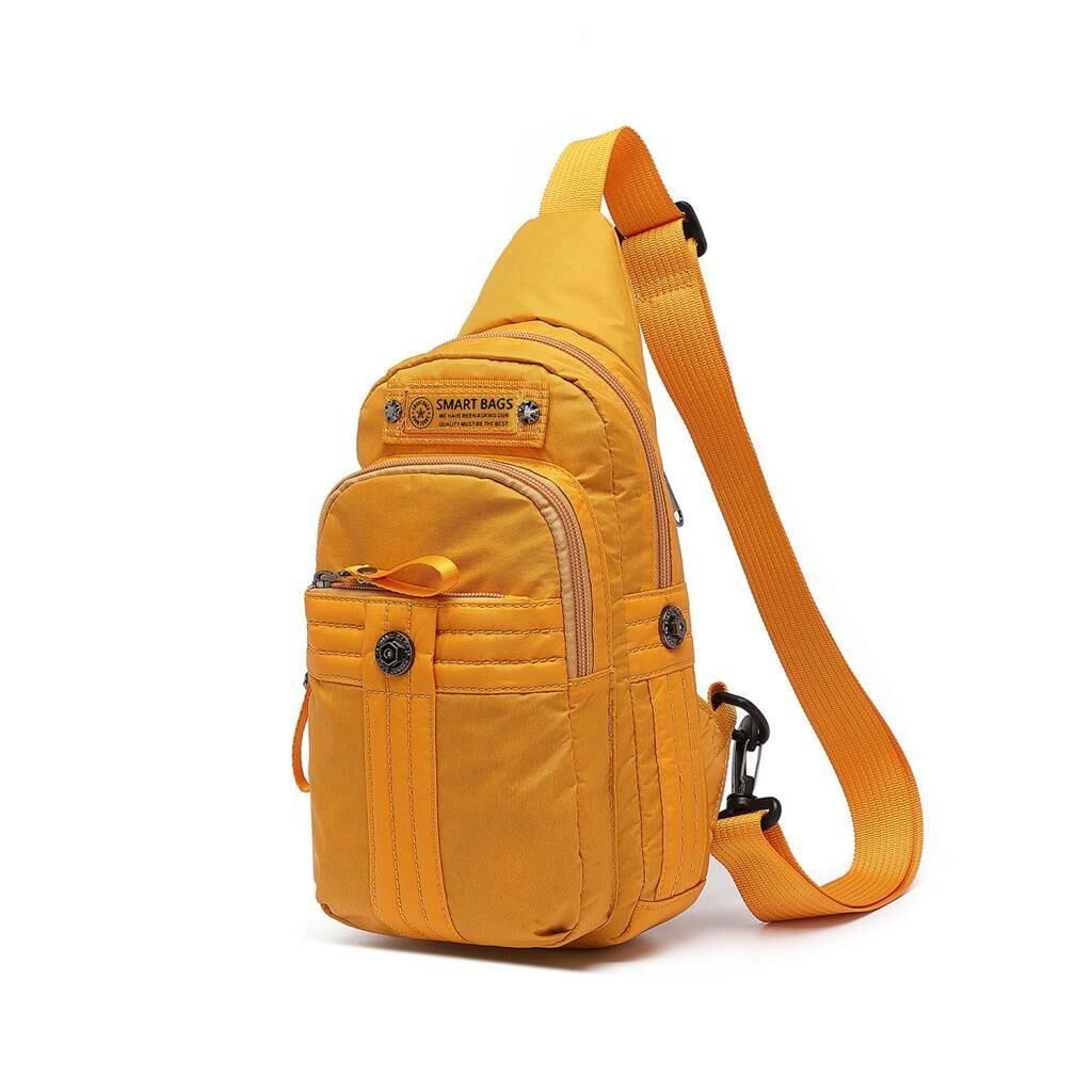 Smart Bags Bodybag Uniseks Omuz Askılı Çapraz Postacı Çanta 8712 Hardal