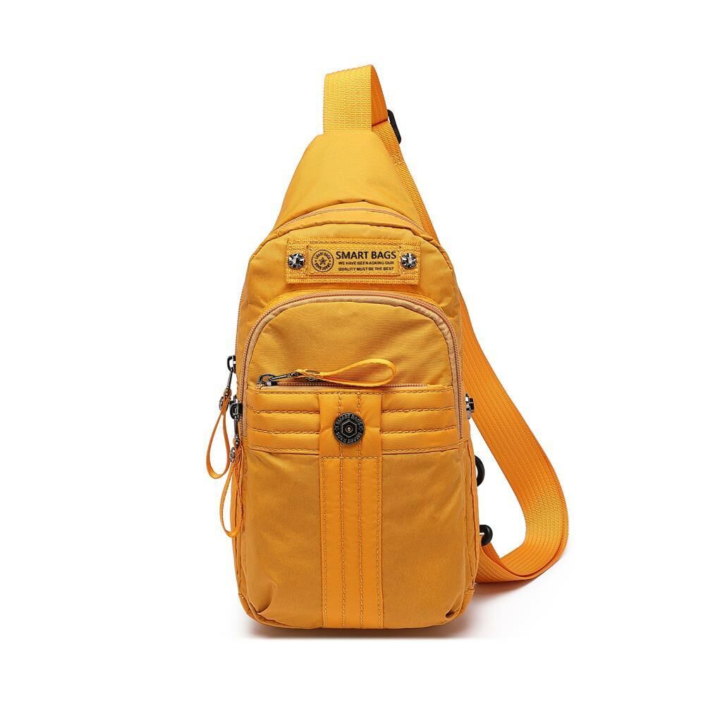 Smart Bags Bodybag Uniseks Omuz Askılı Çapraz Postacı Çanta 8712 Hardal
