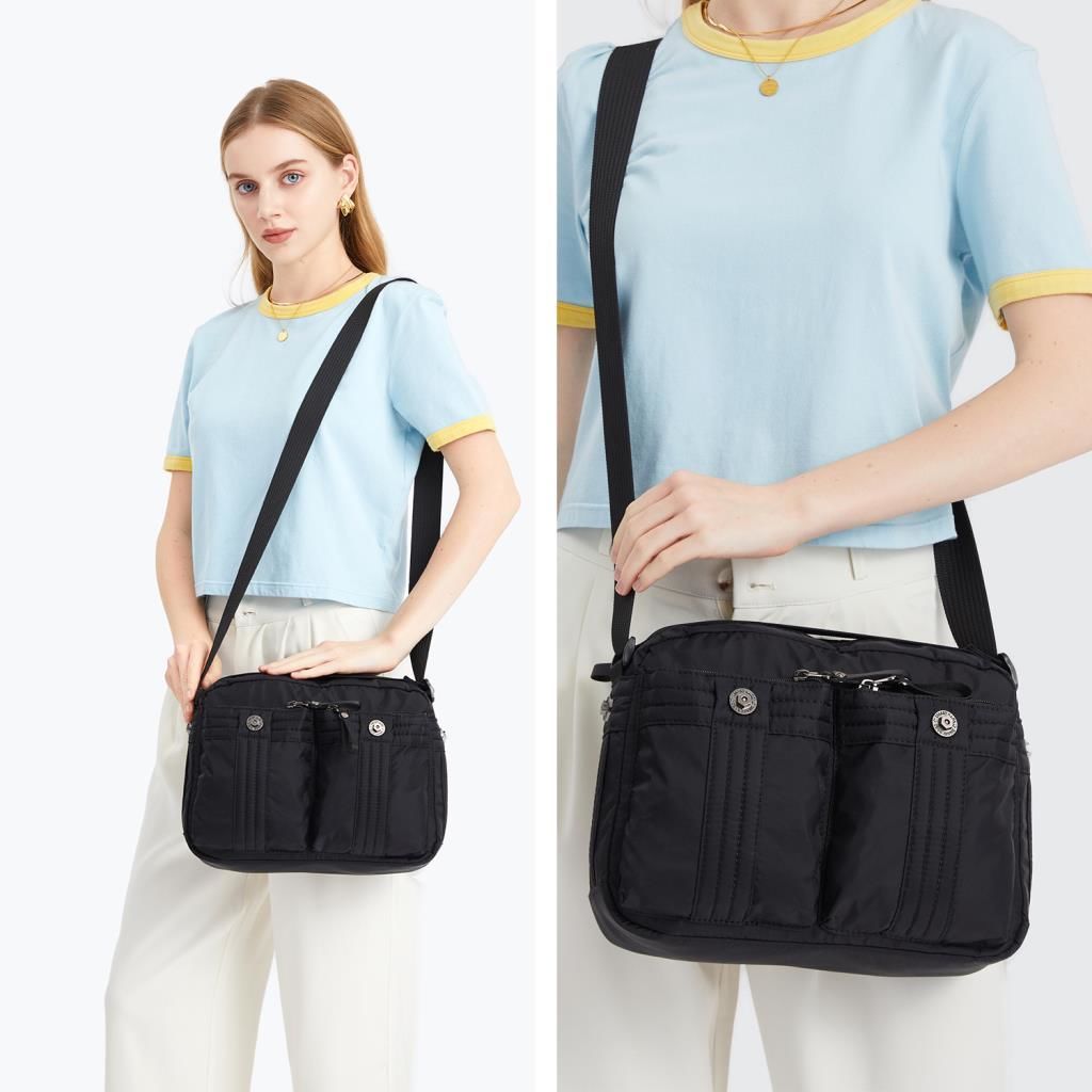 Smart Bags Bodybag Uniseks Omuz Askılı Çapraz Postacı Çanta 8713 Kahve