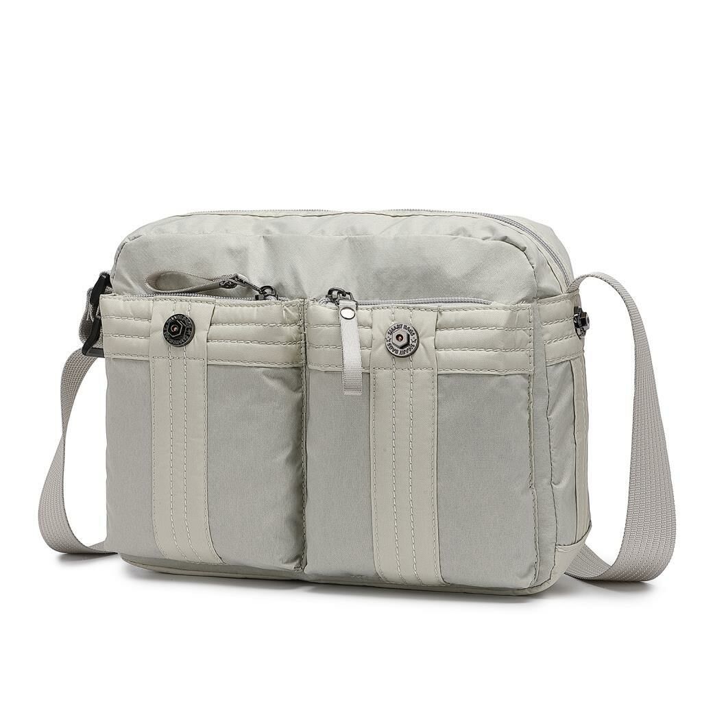 Smart Bags Bodybag Uniseks Omuz Askılı Çapraz Postacı Çanta 8713 Açık Gri