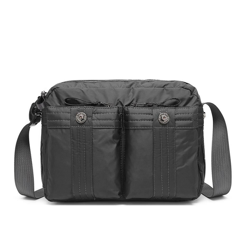 Smart Bags Bodybag Uniseks Omuz Askılı Çapraz Postacı Çanta 8713 Koyu Gri