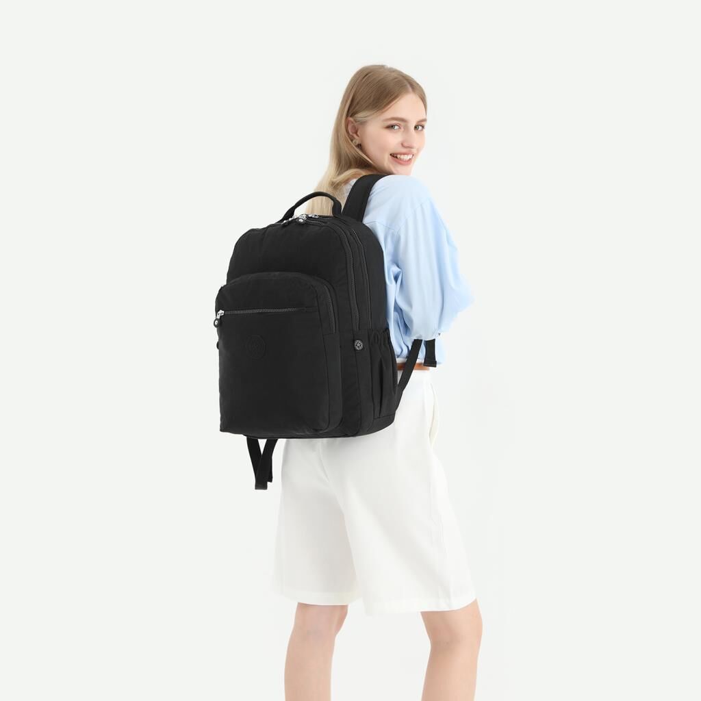 Smart Bags Büyük Boy Krinkıl Kumaş Sırt Çantası 3209 07 Açık Kahve