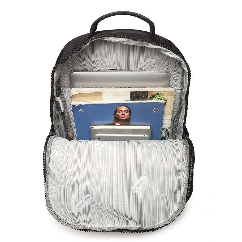 Smart Bags Büyük Boy Krinkıl Kumaş Sırt Çantası 3209 07 Açık Kahve