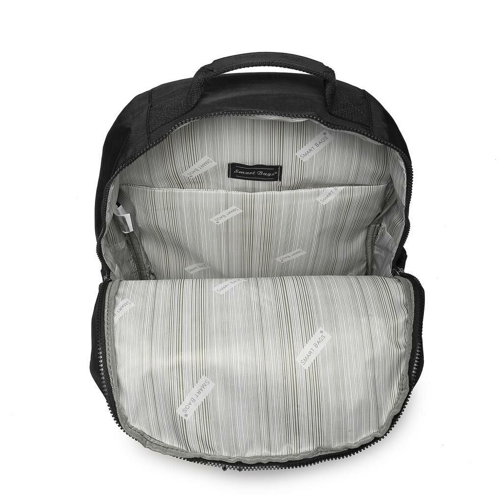 Smart Bags Büyük Boy Krinkıl Kumaş Sırt Çantası 3209 Buz Mavi