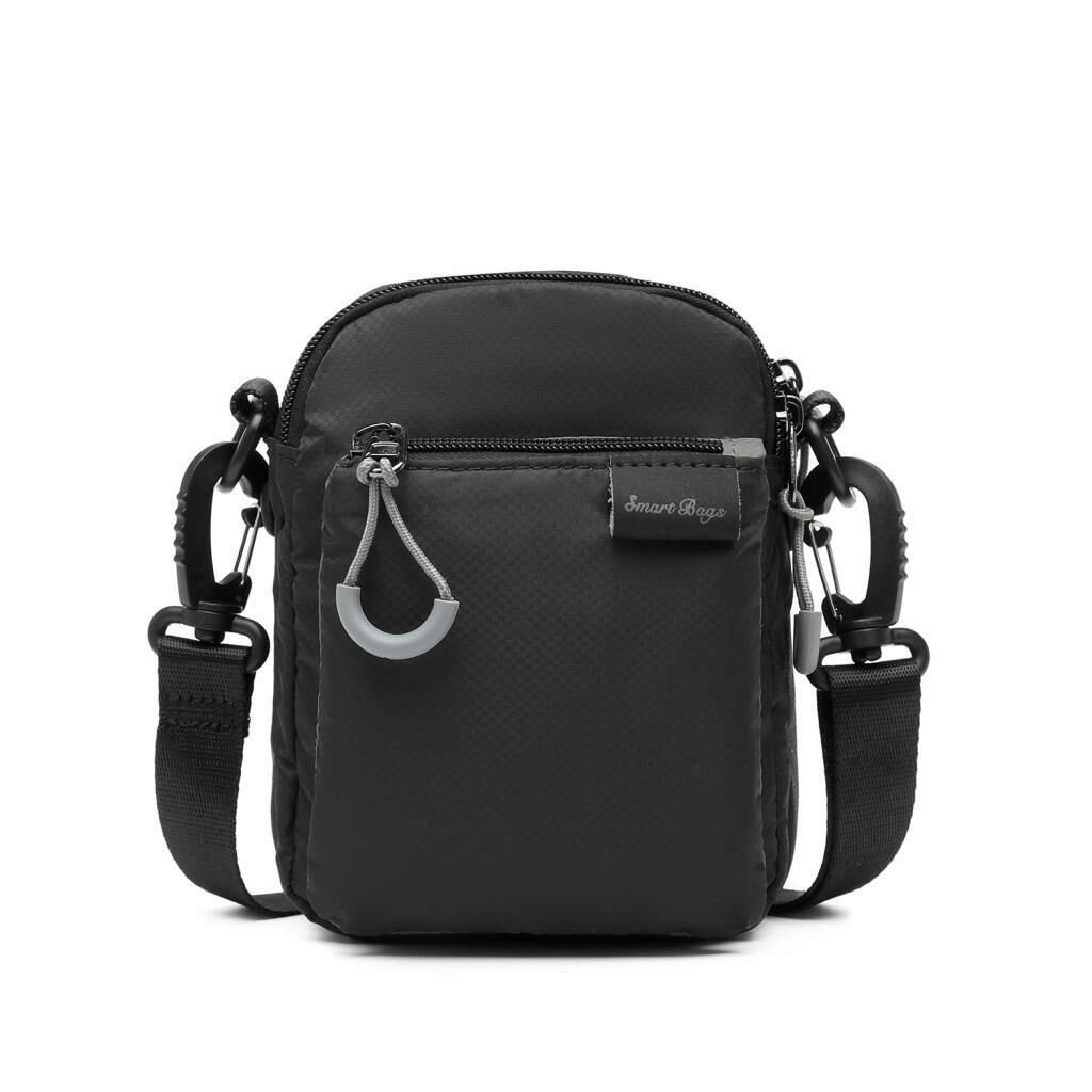 Smart Bags Mini Boy Ekstra Hafif Uniseks Postacı Çantası 3147 Siyah