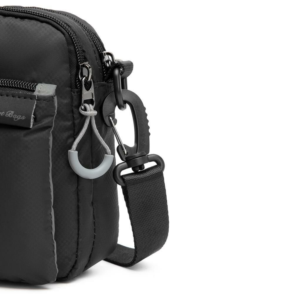 Smart Bags Mini Boy Ekstra Hafif Uniseks Postacı Çantası 3147 Siyah