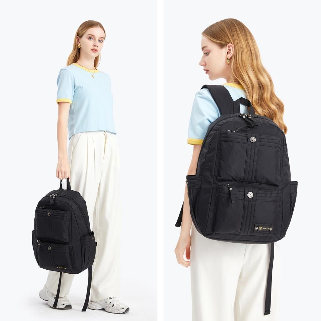 Smart Bags Büyük Boy Okul Boyu Uniseks Sırt Çantası 8714 Kahve