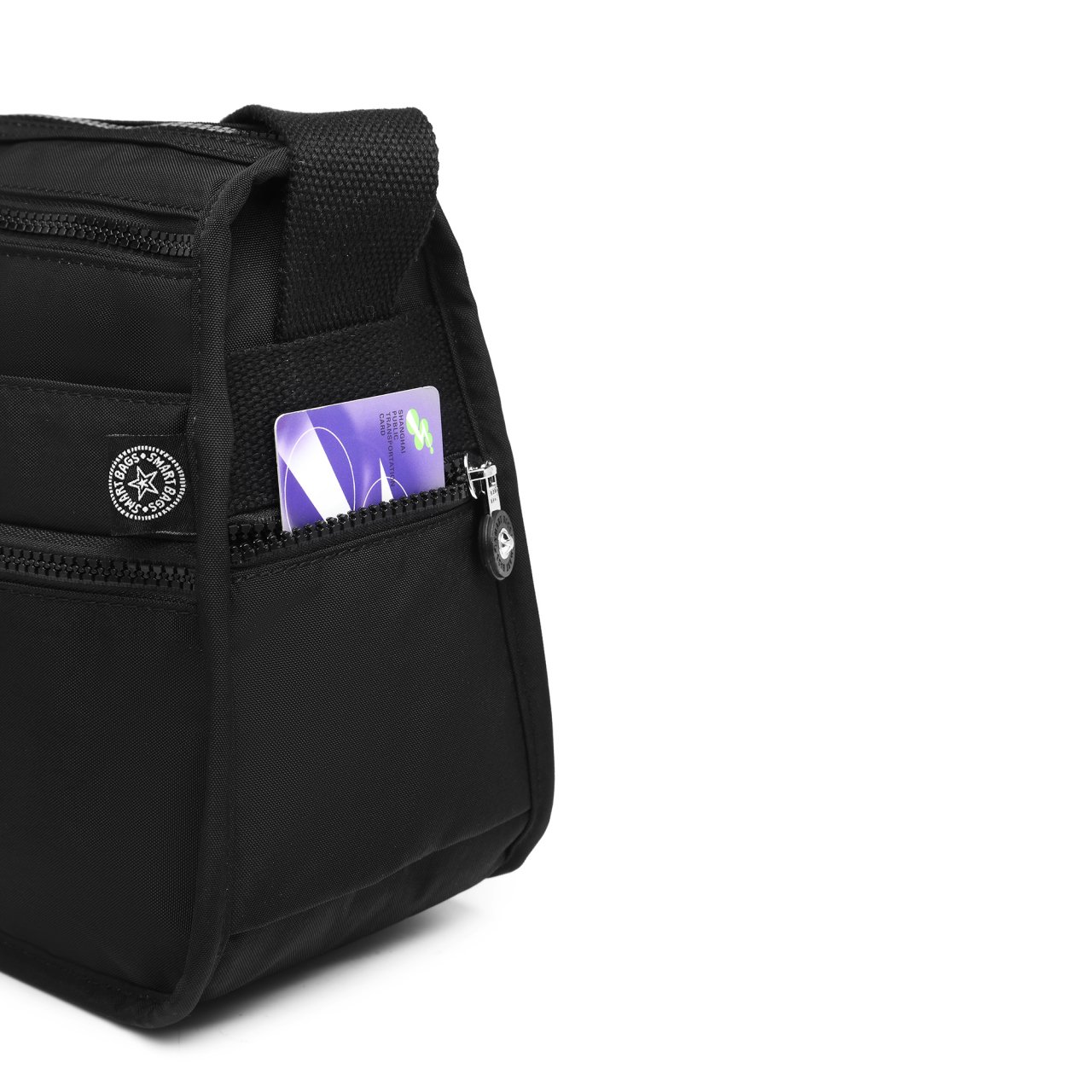 1128 Krinkıl Kumaş Bayan Postacı Omuz Çantası Smart Bags Camel