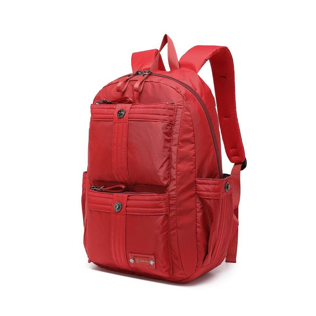 Smart Bags Büyük Boy Okul Boyu Uniseks Sırt Çantası 8714 Vişne