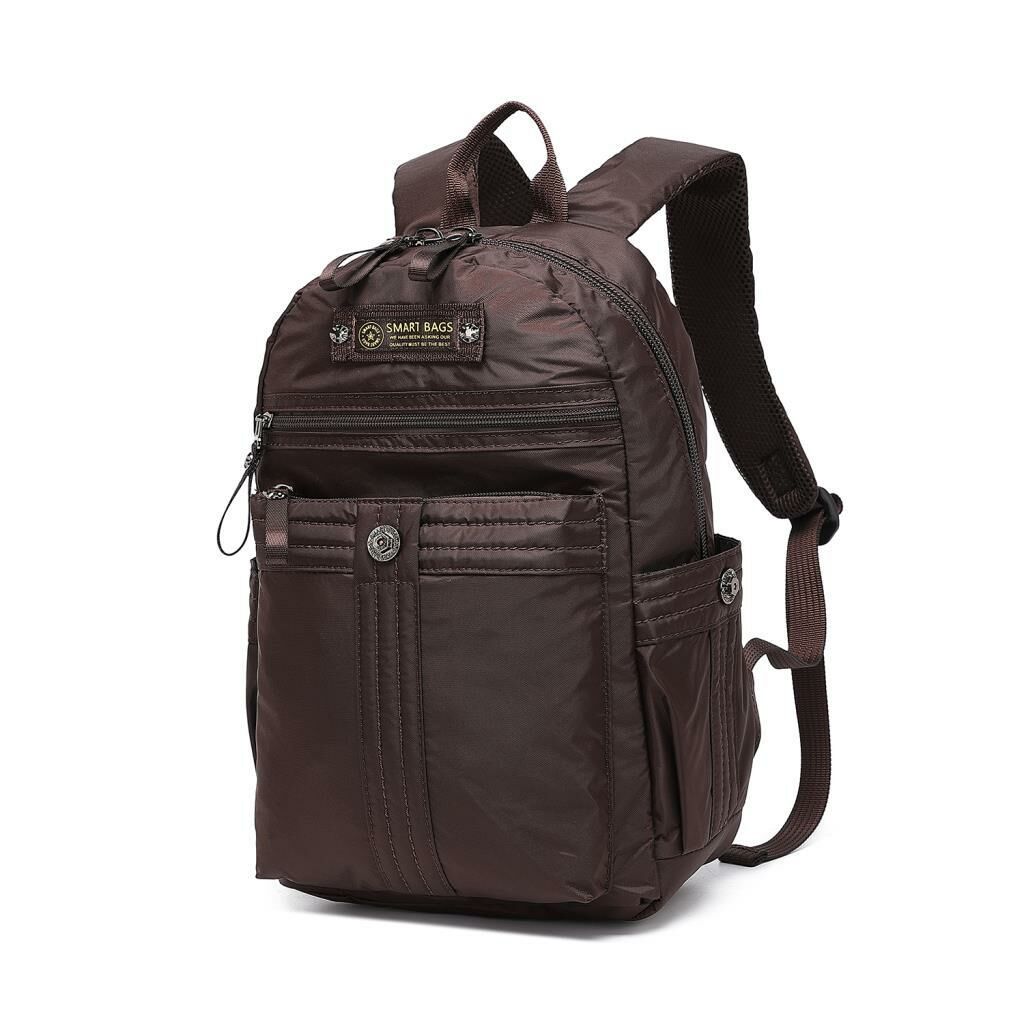 Smart Bags Orta Boy Uniseks Sırt Çantası 8715 Kahve