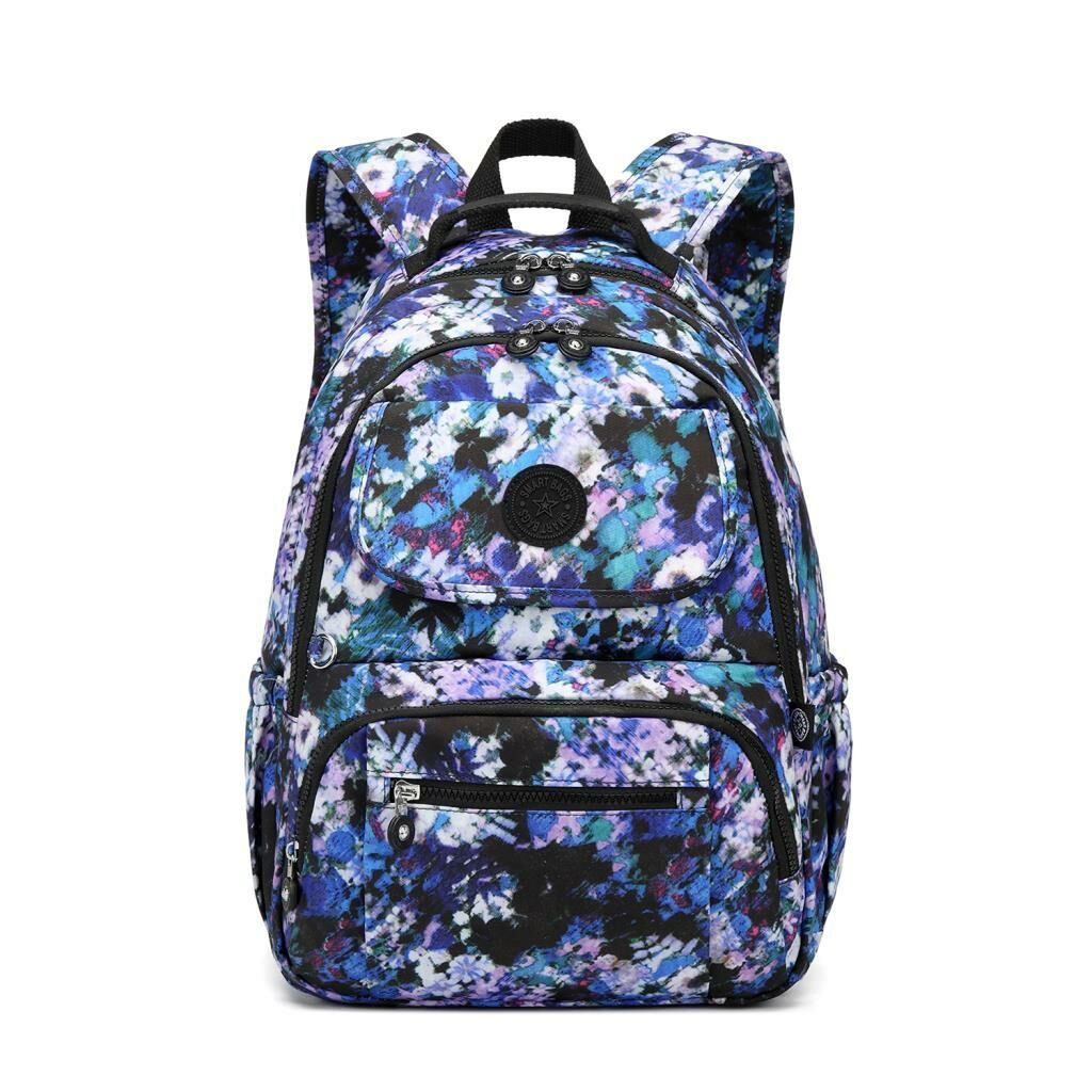 Büyük Boy Sırt Çantası Smart Bags Krinkıl Kumaş 1215 Mavi Print