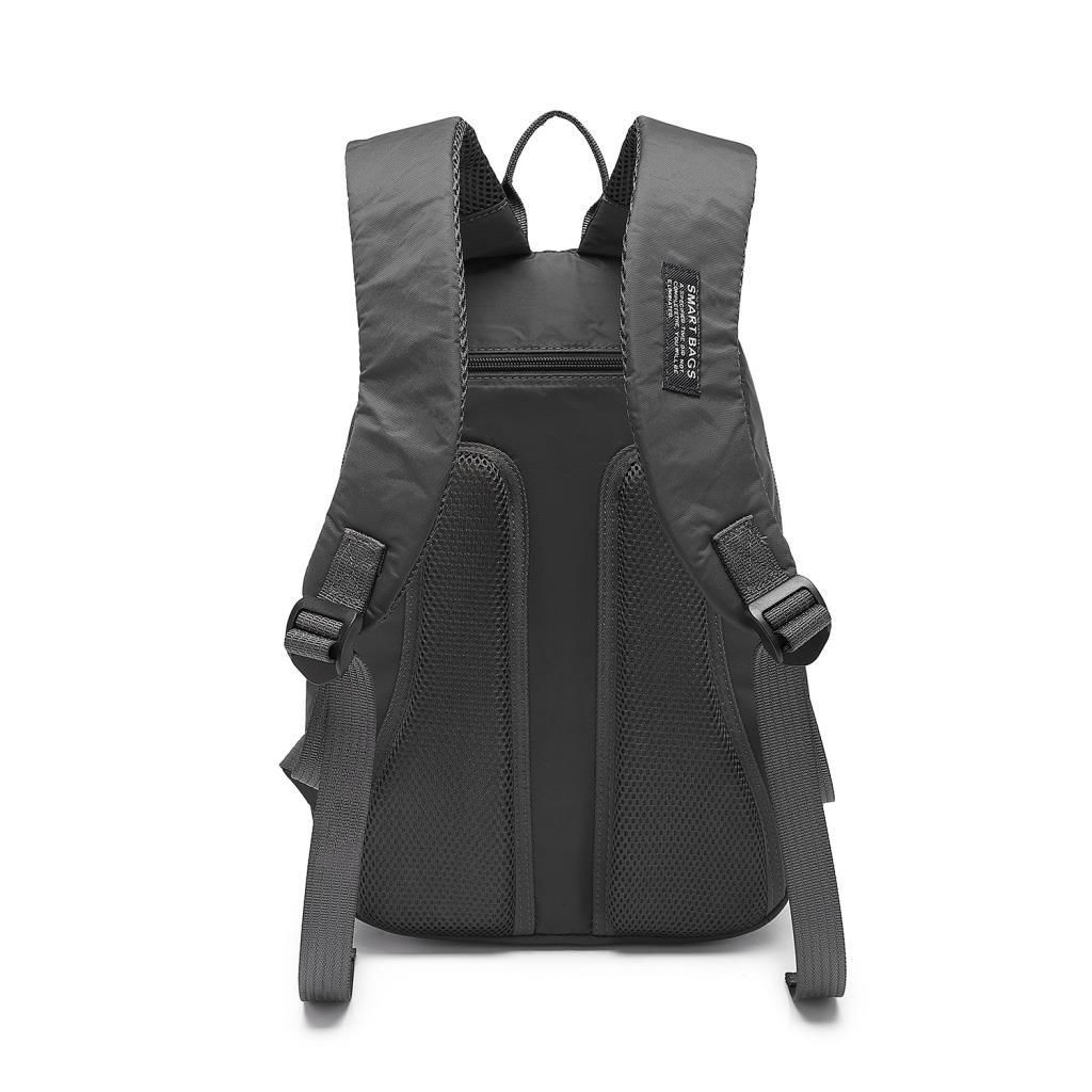 Smart Bags Orta Boy Uniseks Sırt Çantası 8715 Koyu Gri