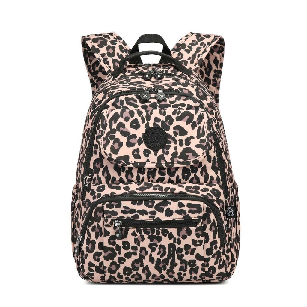Büyük Boy Sırt Çantası Smart Bags Krinkıl Kumaş 1215 Leopar