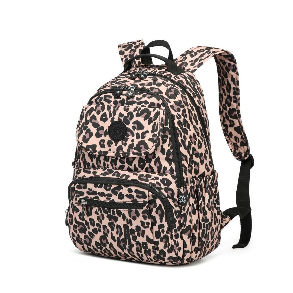 Büyük Boy Sırt Çantası Smart Bags Krinkıl Kumaş 1215 Leopar
