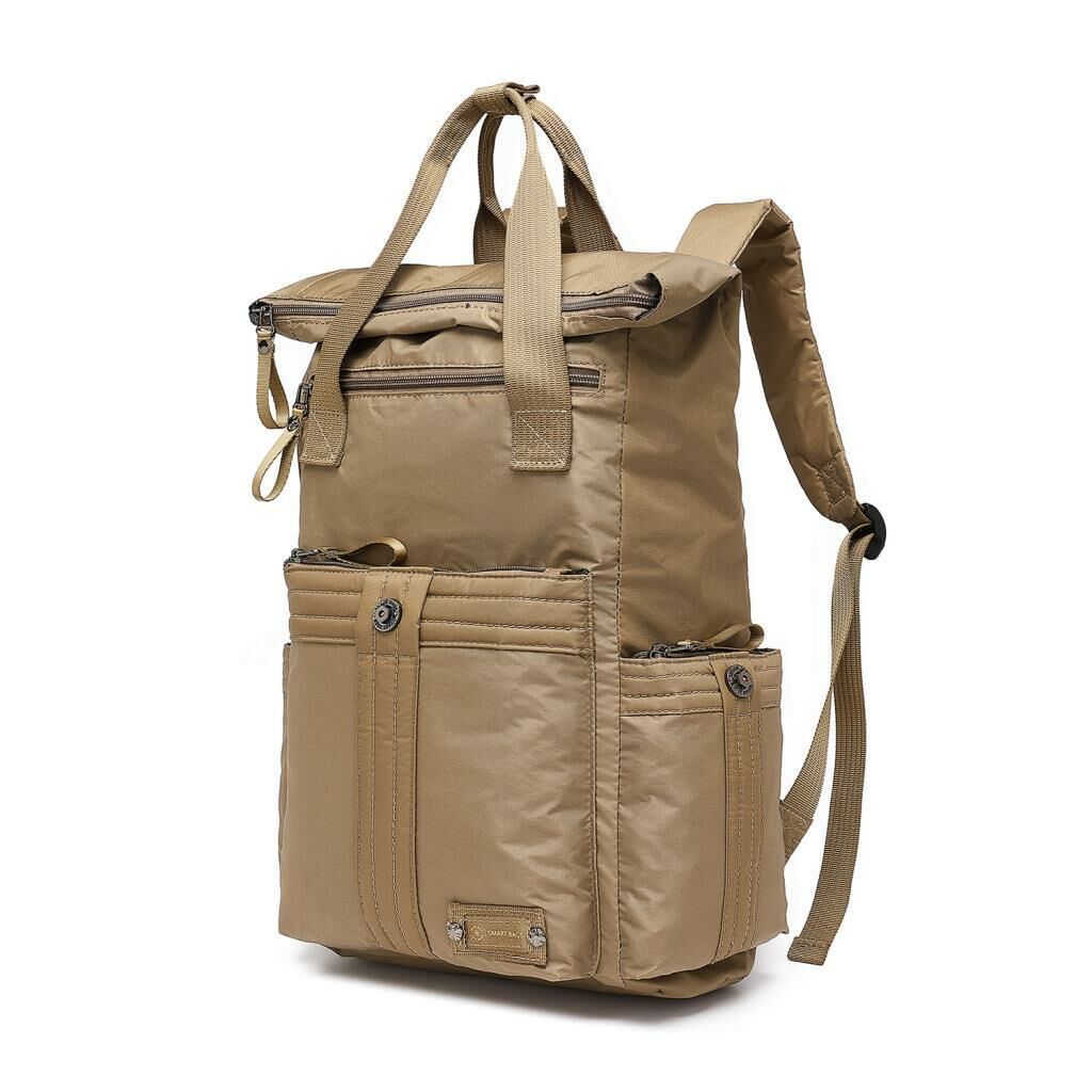 Smart Bags Büyük Boy Okul Boyu Uniseks Sırt Çantası 8716 Camel