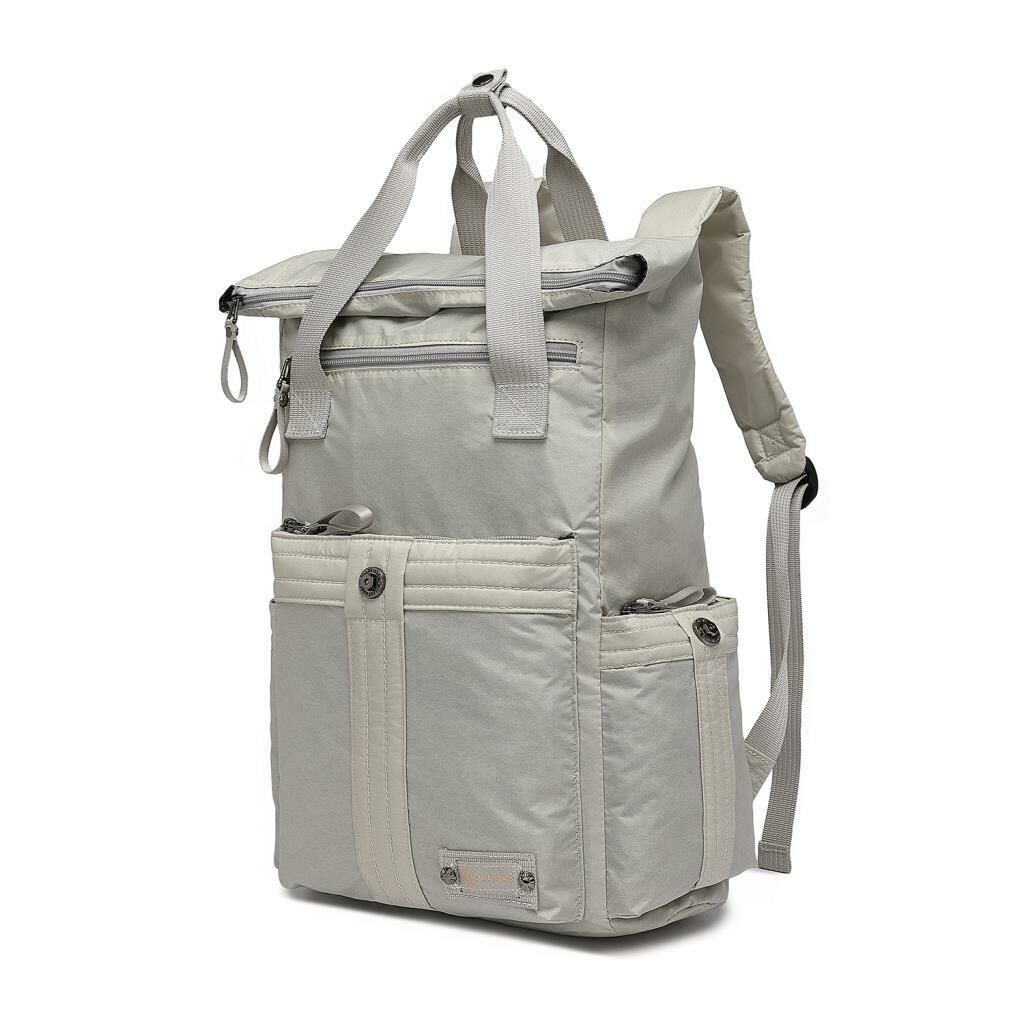 Smart Bags Büyük Boy Okul Boyu Uniseks Sırt Çantası 8716 Açık Gri