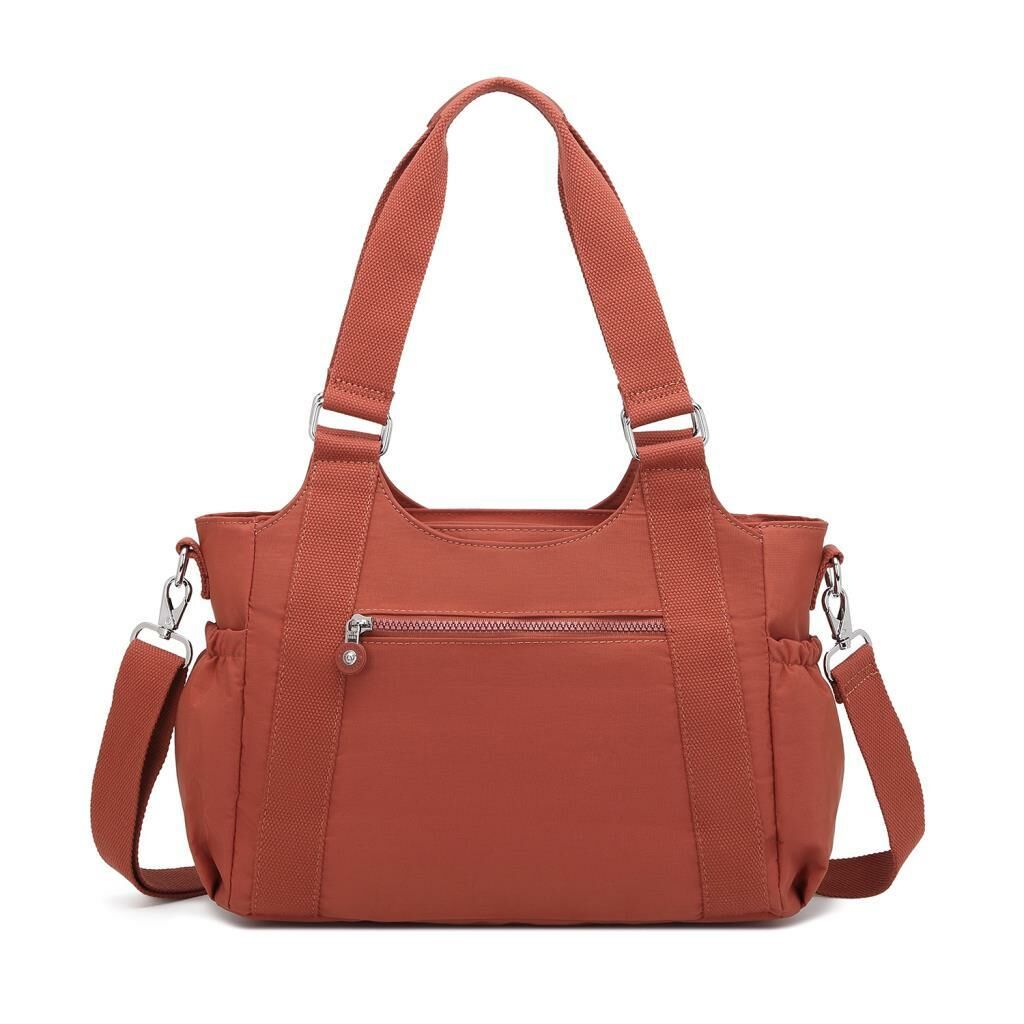 Kadın Omuz Çantası Krinkıl Kumaş Smart Bags 1163 Kiremit