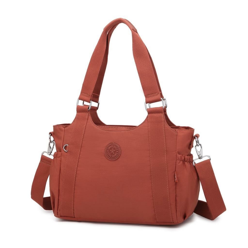 Kadın Omuz Çantası Krinkıl Kumaş Smart Bags 1163 Kiremit