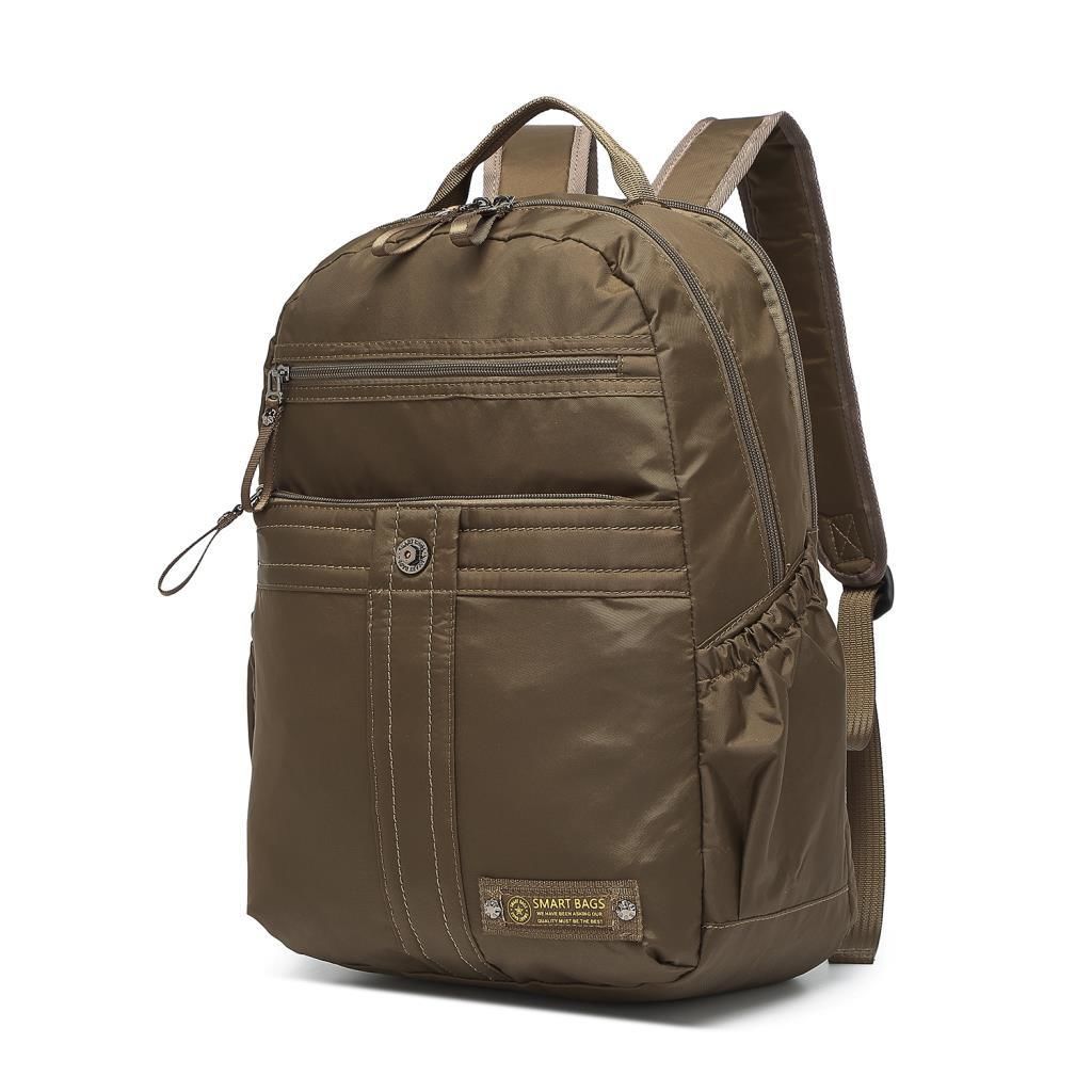 Smart Bags Büyük Boy Okul Boyu Uniseks Sırt Çantası 8718 Haki