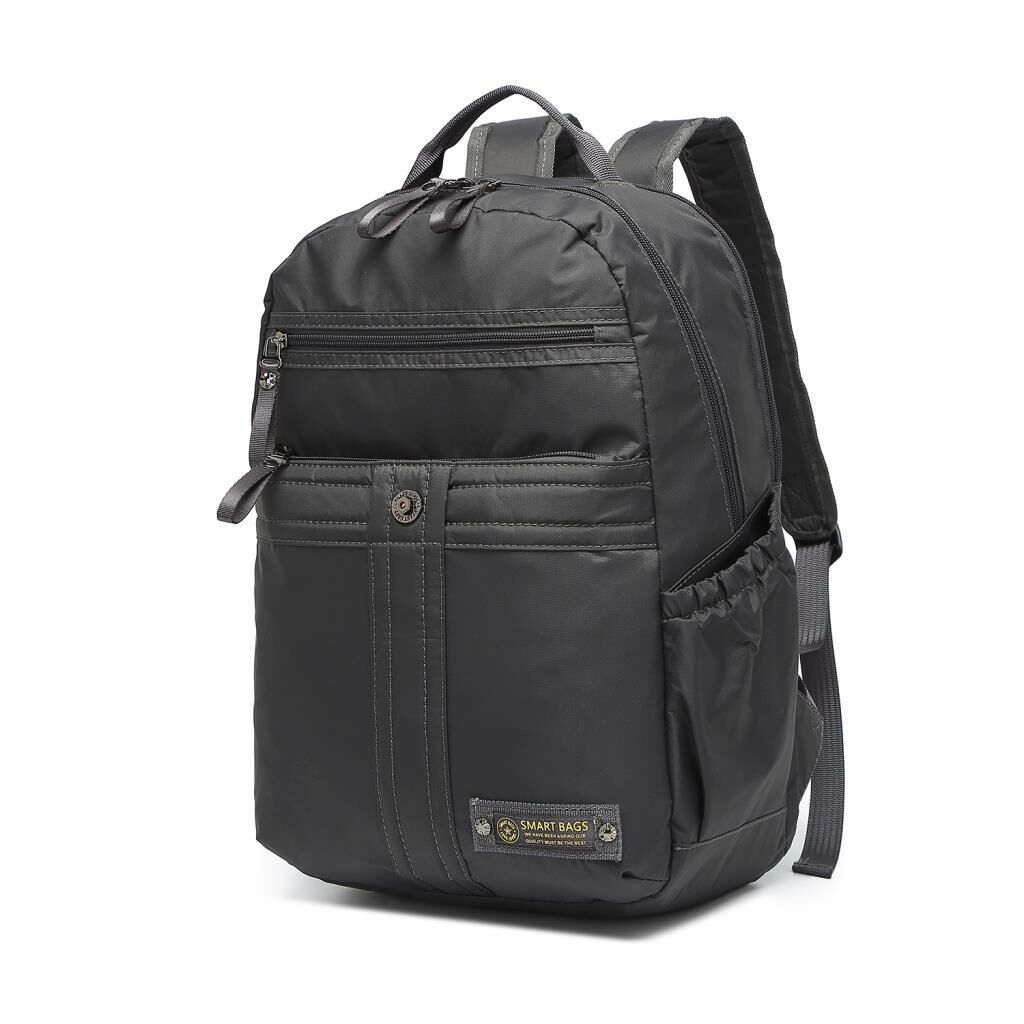 Smart Bags Büyük Boy Okul Boyu Uniseks Sırt Çantası 8718 Koyu Gri