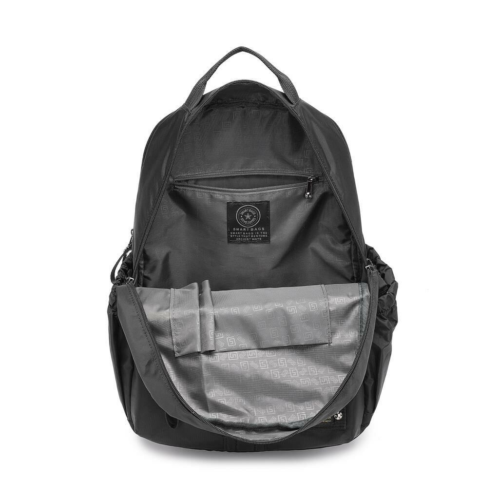 Smart Bags Büyük Boy Okul Boyu Uniseks Sırt Çantası 8718 Koyu Gri