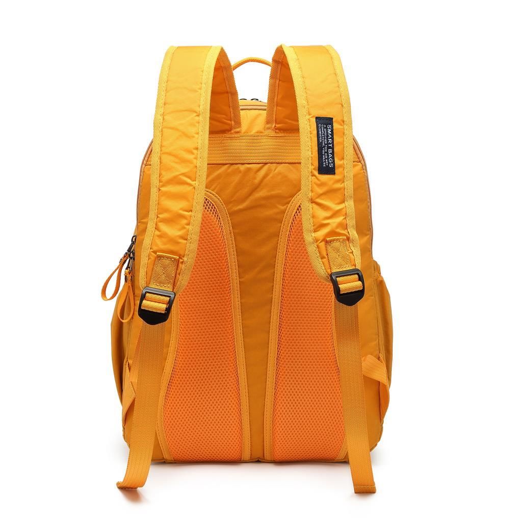 Smart Bags Büyük Boy Okul Boyu Uniseks Sırt Çantası 8718 Hardal