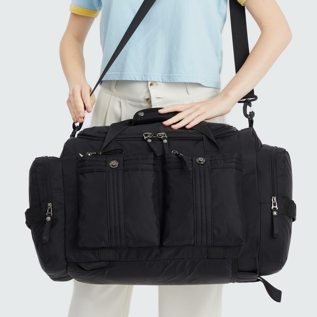 Smart Bags Büyük Boy Uniseks Spor ve Seyahat Çantası 8717 Koyu Gri
