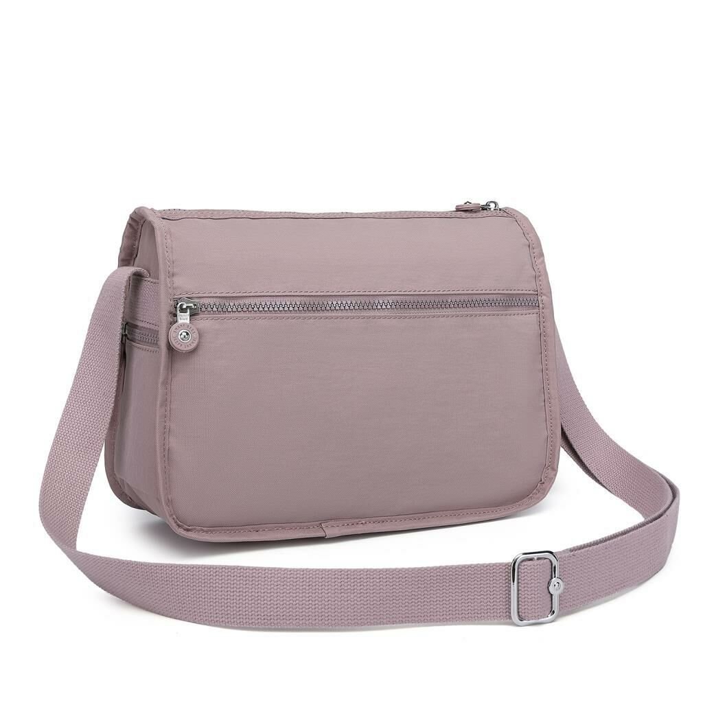 1128 Krinkıl Kumaş Bayan Postacı Omuz Çantası Smart Bags Ten