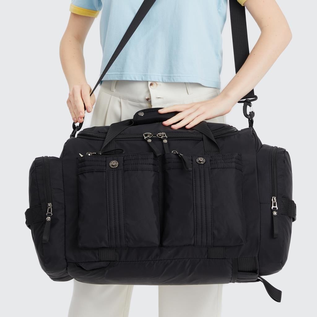 Smart Bags Büyük Boy Uniseks Spor ve Seyahat Çantası 8717 Vişne